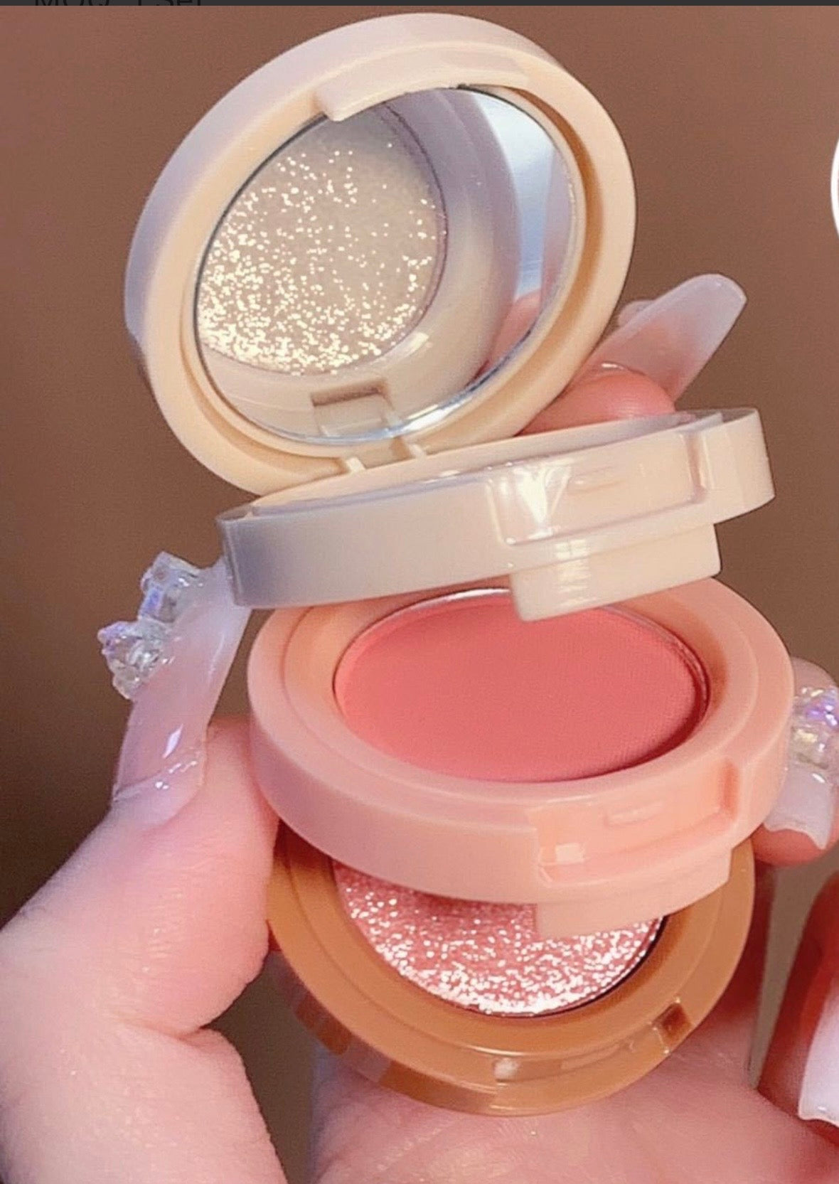 Make-Up Three-Layer Blush High-Gloss Glamorous Make-Up One-Piece Palate