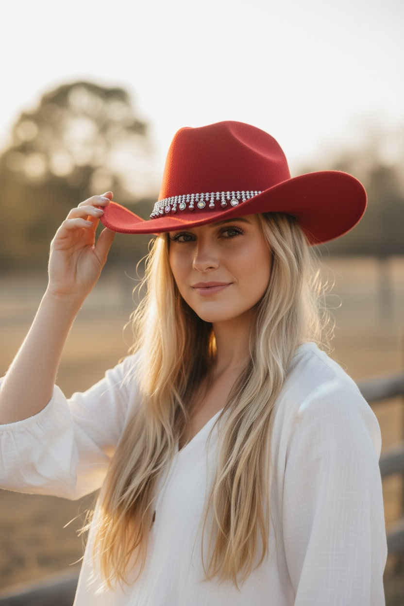 Cowboy Gemstone Hat