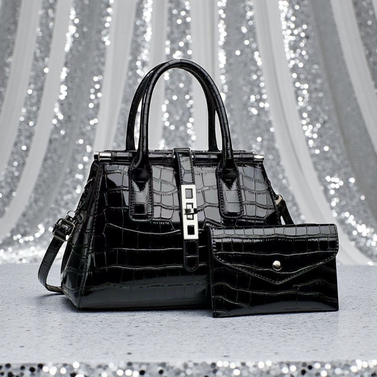 Women's Large Pu Leather Bag Sets
