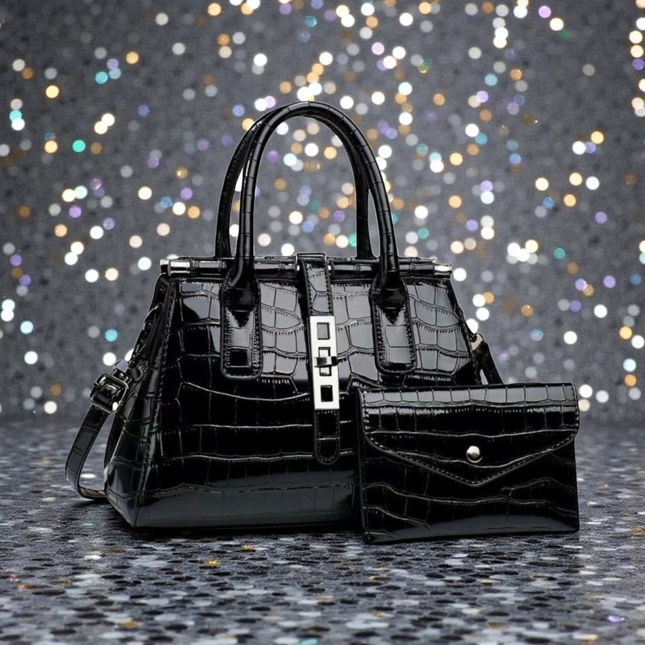 Women's Large Pu Leather Bag Sets