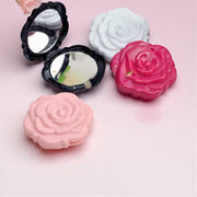 Rose Flower Mirror Rose Carving Makeup Tools Portable Double-Sided Makeup Mirror