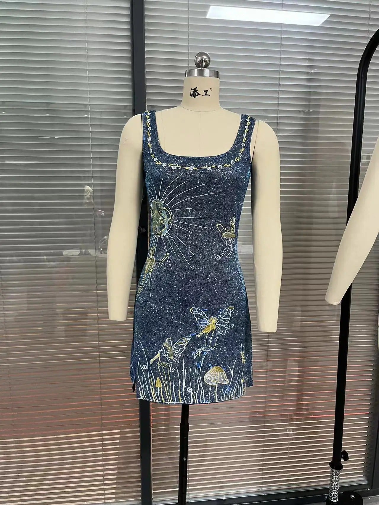 Celestial Goddess Mini Dress